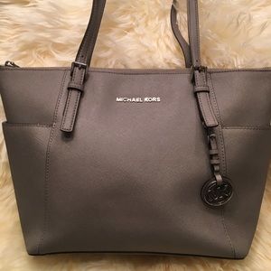 MICHAEL KORS Gray Tote